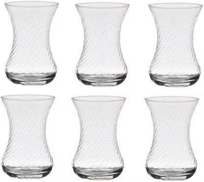 Pasabahce Ince Belli Teeglas Set 6 Teilig 42781 Glas 6 Personen Tee