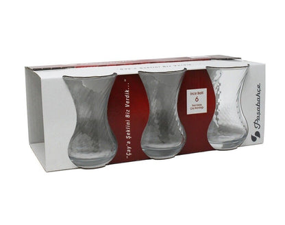 Pasabahce Ince Belli Teeglas Set 6 Teilig 42781 Glas 6 Personen Tee