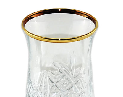 Pasabahce Timless 42891 Gold Tee Set 6er Teegläser Glas Gold  