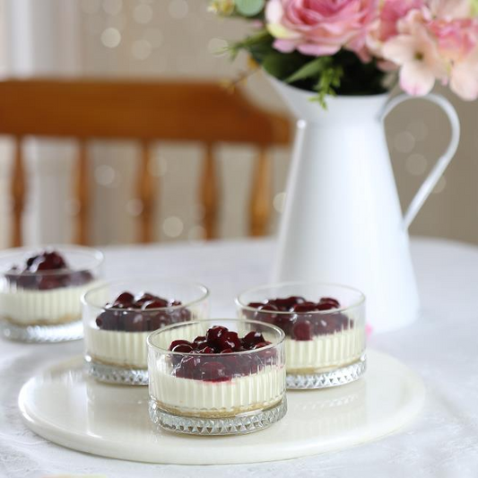 Snack schale Elysia 4 Glasschalen Knabenschüsseln Dessert schalen